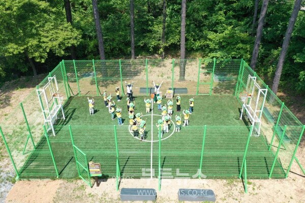 백운산 자연휴양림, ‘숲속 어린이 다목적구장’ 개장