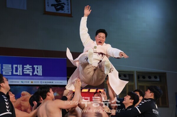 [영암군 자료사진] 영암군민속씨름단/영암군 제공