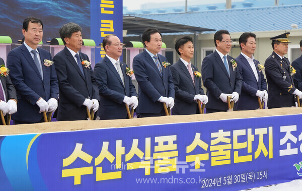 수산식품수출단지 착공식_2024년 김 수출액 역대 최고 기록/목포시 제공