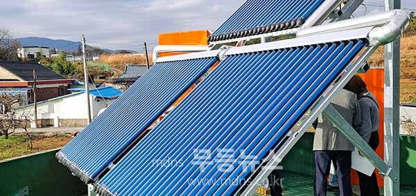 태양열 설비시설 (장성군 제공)