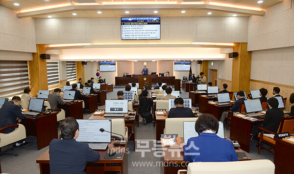 북구의회 본 회의장 (북구의회 제공)