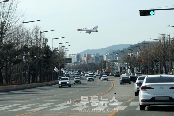 광주 군공항 전투기 훈련사진