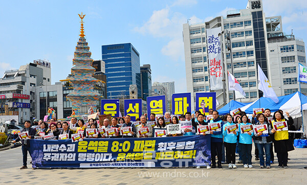 4월 3일 열린  광주비상행동, 긴급기자회견 (사진촬영 / 조경륜)