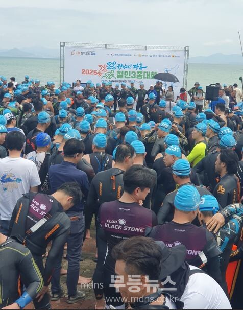 장흥군철인3종협회가 주최 및 주관한 대회는 770여명이 참가했다./장흥군 제공