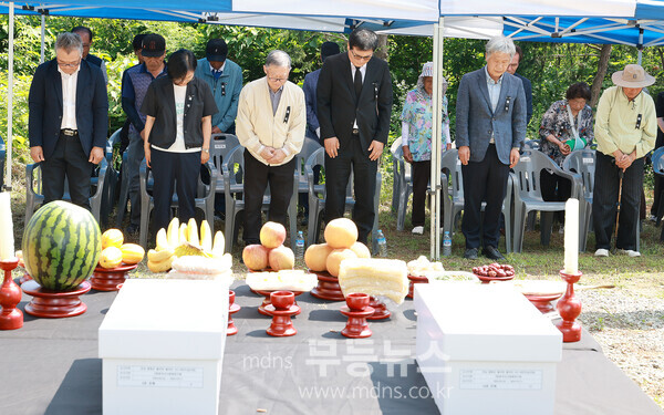 함평군, 한국전쟁 민간인 희생자 유해 17구 봉안 /함평군 제공
