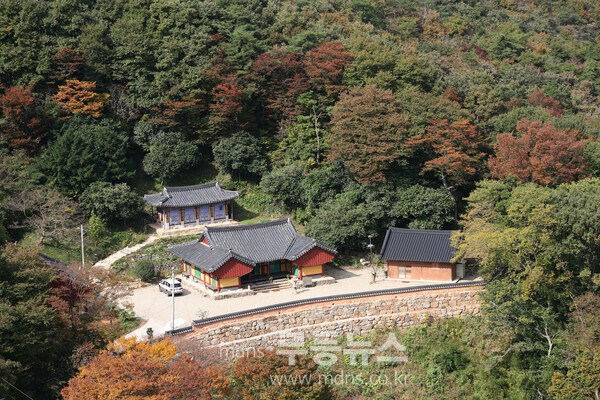 전통사찰로 지정된 무안군 목우암 전경.