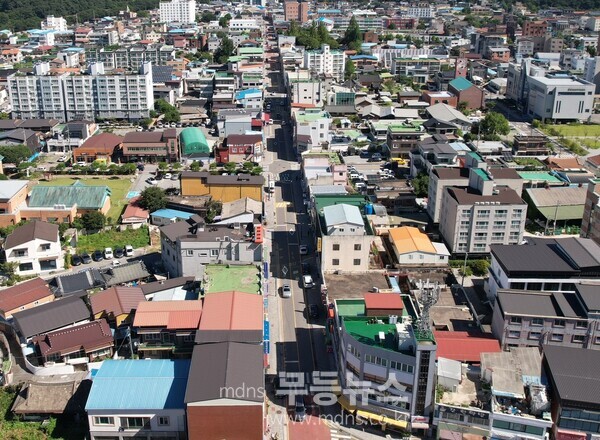 담양 중앙로 드론사진