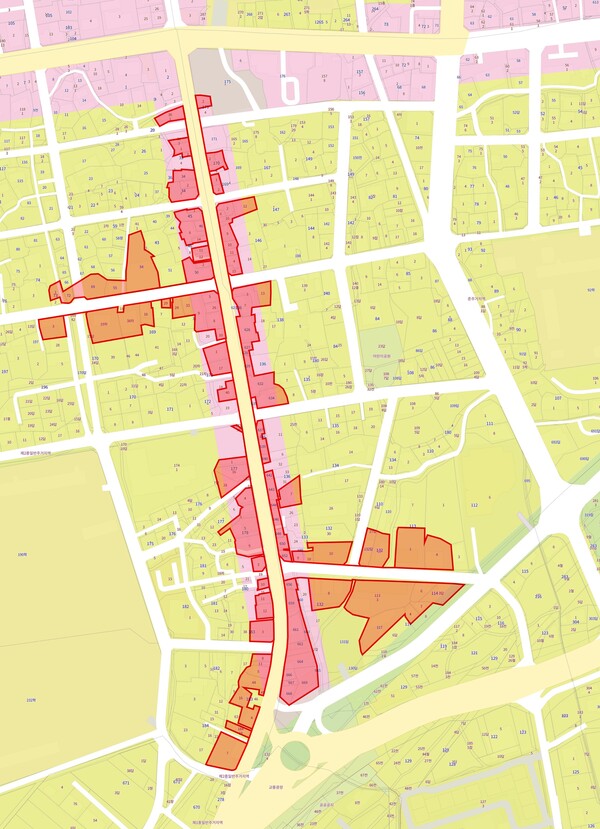 골목형상점가 구역도