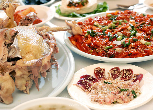 해남 8미(味) 닭요리 코스 (해남군 제공)