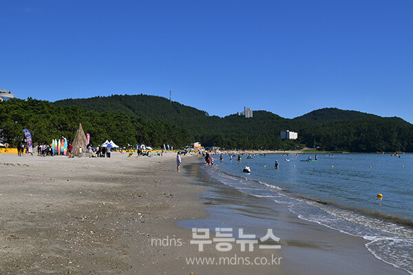 땅끝 마을 인근 송지 해수욕장