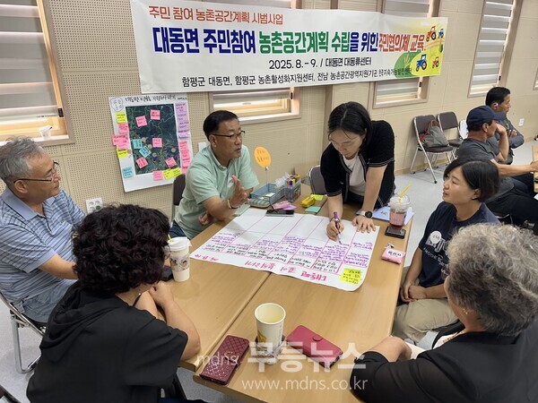 함평군, 주민참여 농촌공간계획 시범사업 활발히 진행