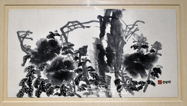 전시중인 2025 전남국제수묵비엔날레 작품 (사진촬영 / 조경륜)