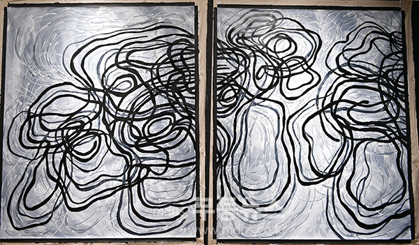 전시중인 2025 전남국제수묵비엔날레 작품 (사진촬영 / 조경륜)