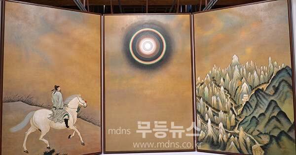 전시중인 2025 전남국제수묵비엔날레 작품 (사진촬영 / 조경륜)