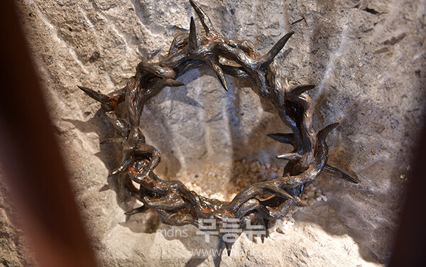 전북 완주 천호성지 순례길에 참여한 광주화정1동성당 공동체  / 가시관 (사진촬영 / 조경륜 베드로)