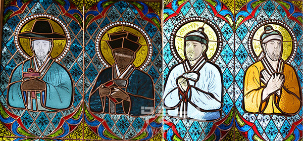 전북 완주 천호성지 순례길에 참여한 광주화정1동성당 공동체 / 스텐글라스 (사진촬영 / 조경륜 베드로)