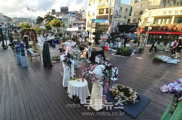 꽃장식대회 사진