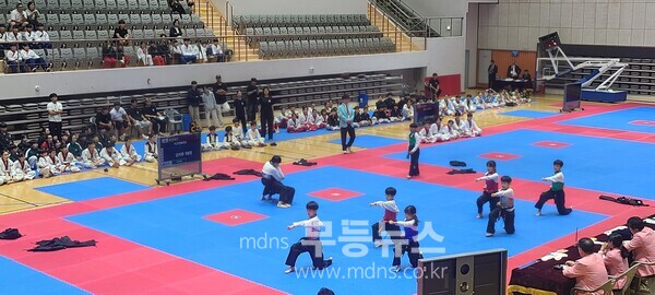 지난 13일 나주종합스포츠파크 다목적체육관에서 ‘2025년 국무총리배 전국 생활체육 태권도대회’가 성황리에 열렸다./나주시 제공