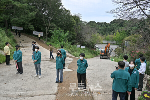 금당산, 불법 개발행위 '행정대집행' 실시/서구청 제공