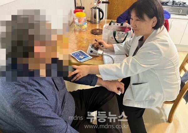 방문간호사, 작은 관심으로 큰 생명 구했다./힘평군 제공