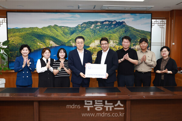 화순지역자활센터 보건복지부 성과평가 선정 현판전달식