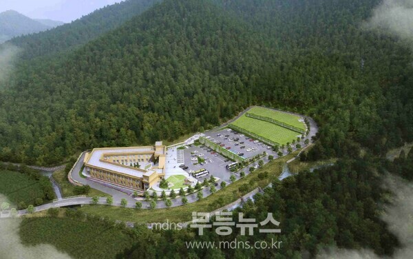 고흥군, 고흥군립하늘공원 공정률 80% 달성... 10월부터 사전접수 시작 - 고흥군립하늘공원 조감도.