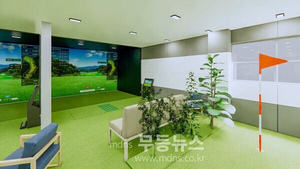 북구 실내 스크린파크골프장 조감도