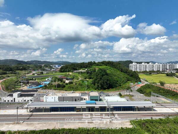 보성군, 남해선 개통으로 남해안 관광의 중심지로 도약_ 신보성역 전경