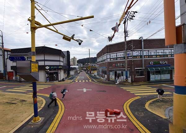 진도초등학교 그린뉴딜 지중화 사업 / 공사 전 (진도군 제공)