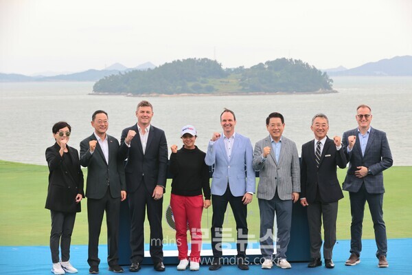 LPGA대회 시상식 기념촬영