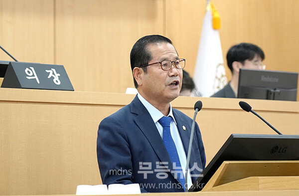 구정 질문을 하고 있는 박용화 남구의원 (남구의회 제공)