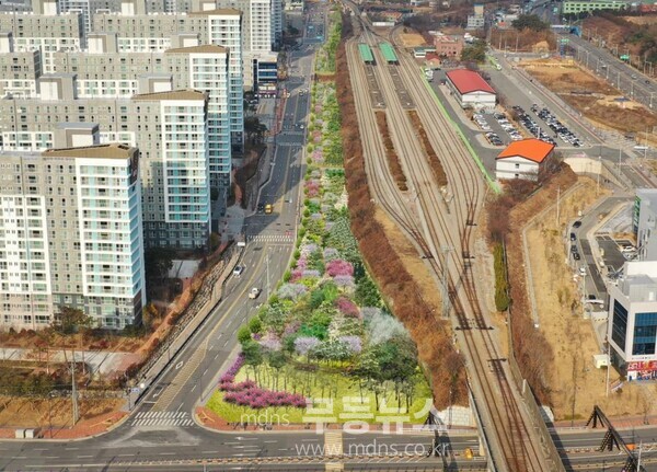 효천지구 미세먼지 차단 숲