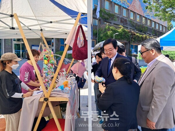 지난 9월 북구청 광장에서 열린 소소마켓 행사사진/북구청 제공