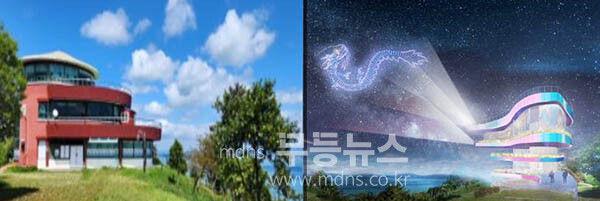 좌로부터 ; 조성 후, 조성 전 (진도군 제공)