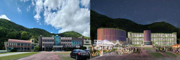 좌로부터 ; 조성 후, 조성 전 (진도군 제공)