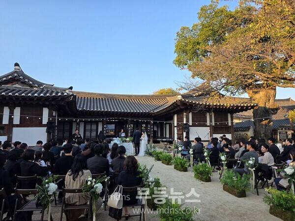 목사내아에서 열린 ‘공공결혼식’ 모습. (사진 제공-나주시)