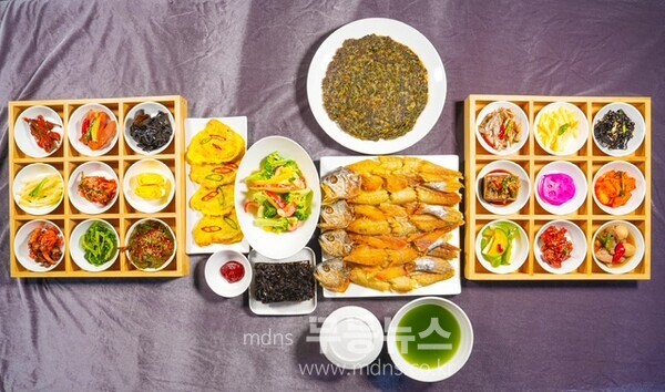 해남밥상(도화지)/해남군 제공