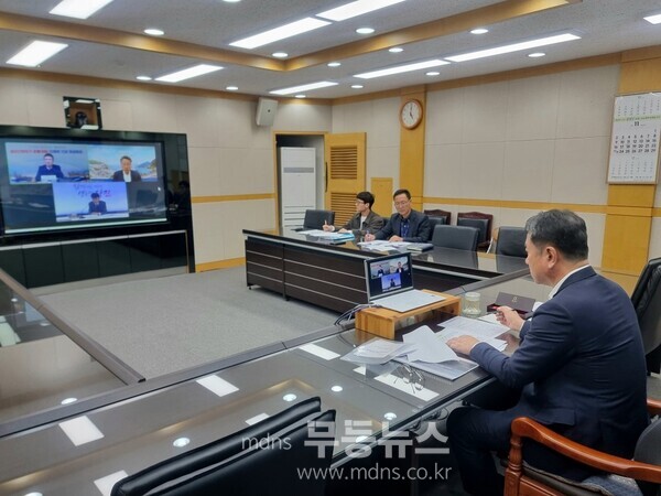 광양시, 철강산업 위기 대응 위해 전국 철강도시와 머리 맞대 - (영상회의, 김정완 광양부시장)
