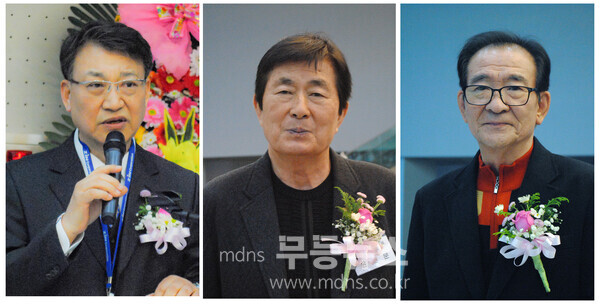 사진 좌로부터 김승현 한국사진방송 지사장, 윤판문 광주사진협회장, 서규순 한국사진방송 자문위원./호남기자협회 제공