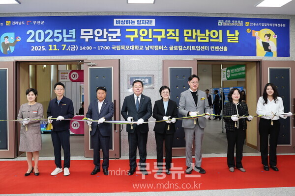 7일 개최된 2025년 무안군 구인·구직 만남의 날/무안군 제공