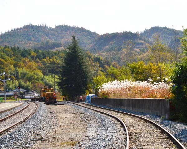 명봉역의 가을 정취 (사진촬영 / 조경륜)
