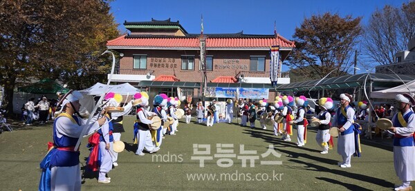 한천농악 공개행사 ‘도둑잽이 굿’ 공연 모습
