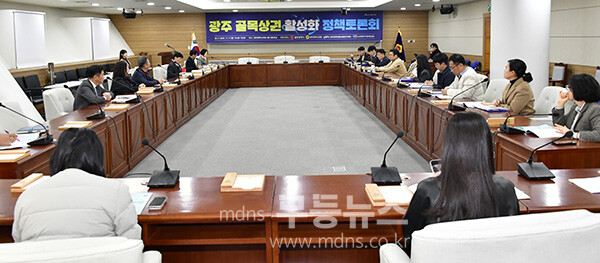 지난 17일 열린 골목상권 활성화 정책토론회 (광주시의회 제공)