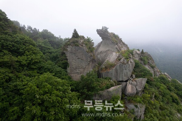 보성군, 오봉산 용추동과 칼바위 일원 명승 지정_오봉산 칼바위/보성군 제공