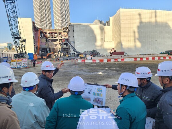 서구, 건축물 해체공사장 긴급 점검 실시 (사진)