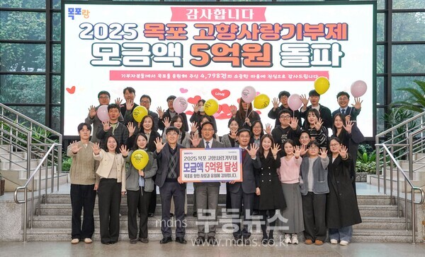 .목포시, 올해도 고향사랑기부제 목표액 5억 원 조기 달성