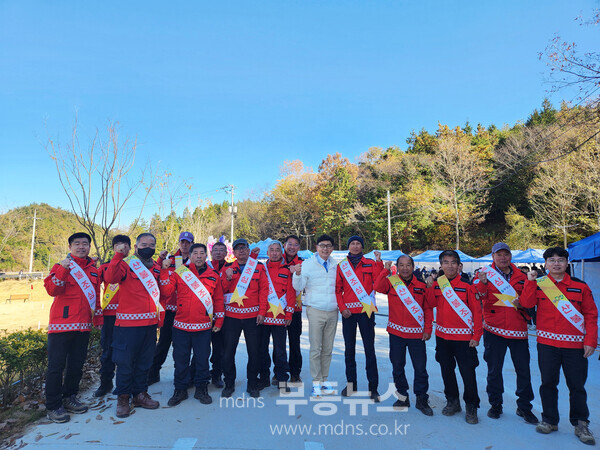 보성군, 내년 5월까지 8개월간 산불 재난 총력 대응_군민 참여가 많은 장소에서 산불예방 캠페인을 진행했다./보성군 제공